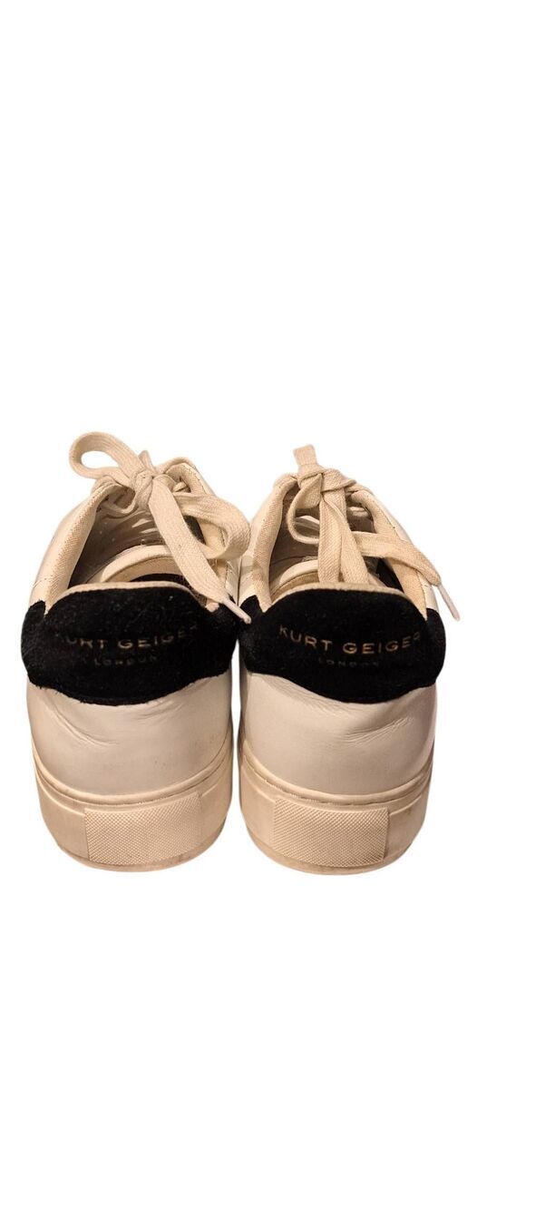 Kurt Geiger London Laney White Leather Sneaker Size 41 (Size 11) - Picture 4 of 7